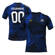 Black-Blue Custom Soccer Jersey