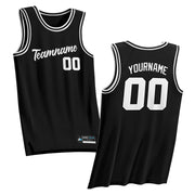 Black-White Custom Basketball Jersey