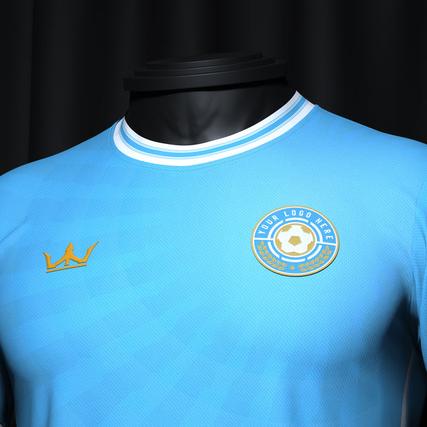 Blue Sun Custom Soccer Jersey Team Bulk Closeups