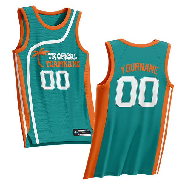 Tropical Custom Basketball Jersey