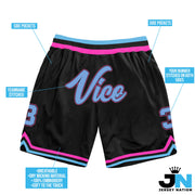 Black Vice City Custom Basketball Shorts Customized