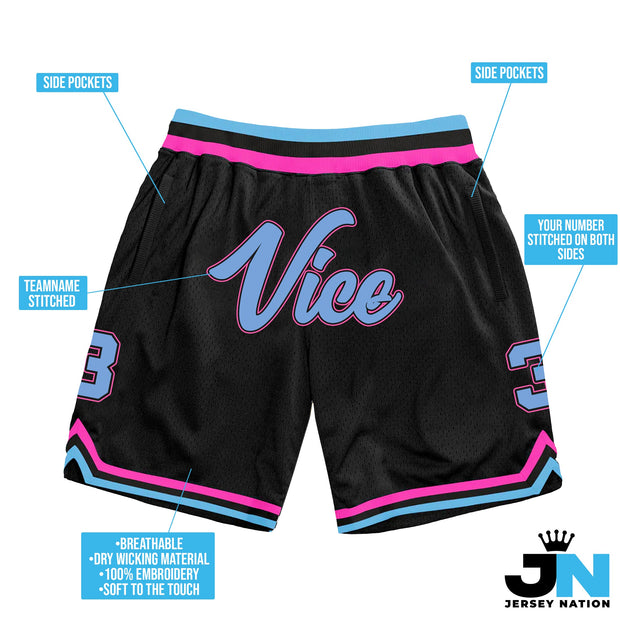 Black Vice City Custom Basketball Shorts Customized